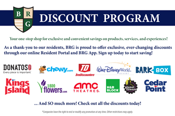 Resident discount program